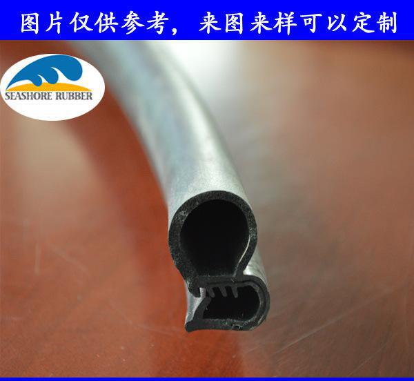 夾鋼帶EPDM 三元乙丙密封膠條 汽車擋水條